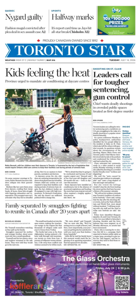 Cover of Toronto Star