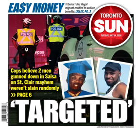 Cover of Toronto Sun