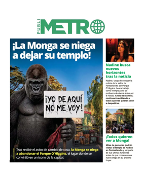 Cover of Publimetro Chile