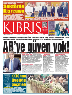 Cover of Kibris Gazetesi
