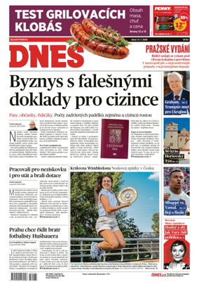 Cover of Dnes Prague Edition