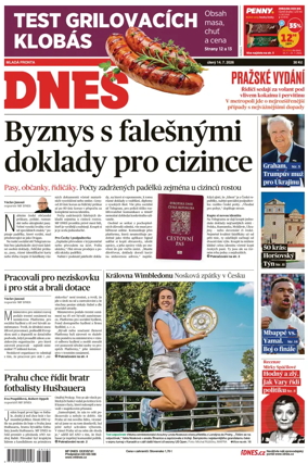 Cover of MF DNES