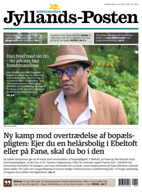 Cover of Jyllands-Posten