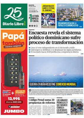 Cover of Diario Libre (Republica Dominicana)