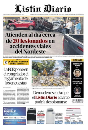 Cover of Listin Diario