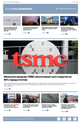 Cover of Euronews Business (Russian) Compiled Edition