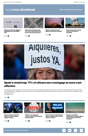 Cover of Euronews Business