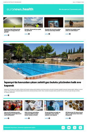 Cover of Euronews Health (Turkish) Compiled Edition