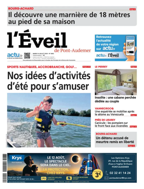 Cover of L'Eveil de Pont-Audemer