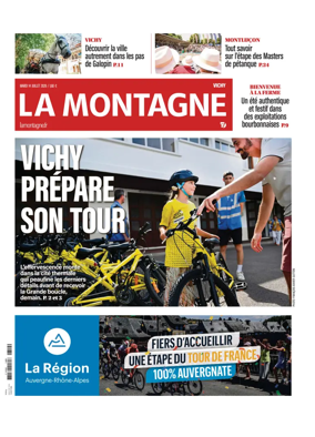 Cover of La Montagne (Vichy)