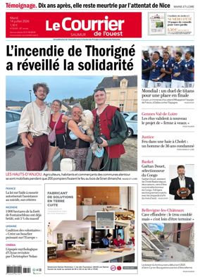 Cover of Le Courrier de l’Ouest (Saumur)