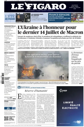 Cover of Le Figaro