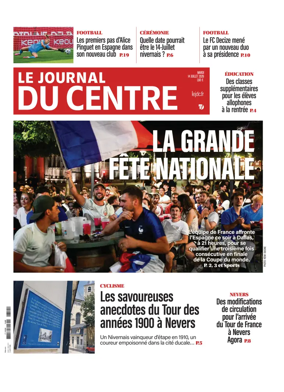 Cover of Le Journal du Centre