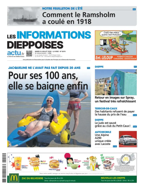 Cover of Les Informations Dieppoises
