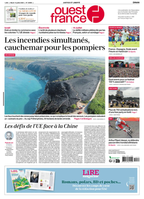 Cover of Ouest France (Dinan)