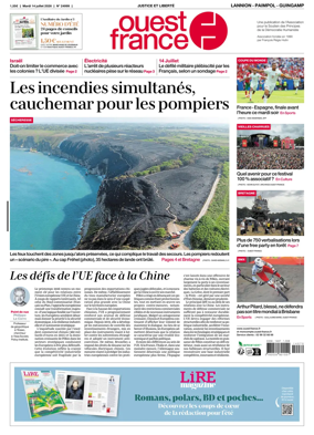 Cover of Ouest-France (Lannion / Paimpol / Guingamp)