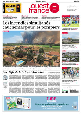 Cover of Ouest France (Manche)