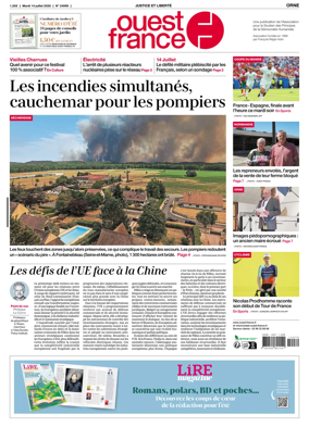 Cover of Ouest France (Orne)