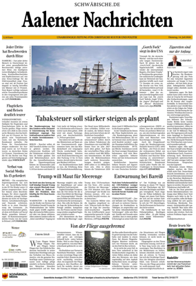 Cover of Aalener Nachrichten