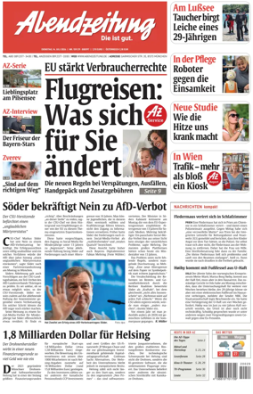 Cover of Abendzeitung Munchen