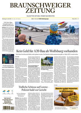 Cover of Braunschweiger Zeitung (Peine)