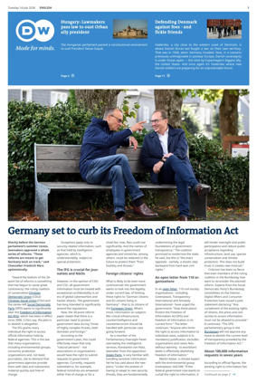 Cover of Deutsche Welle (English edition)