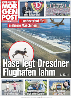 Cover of Dresdner Morgenpost
