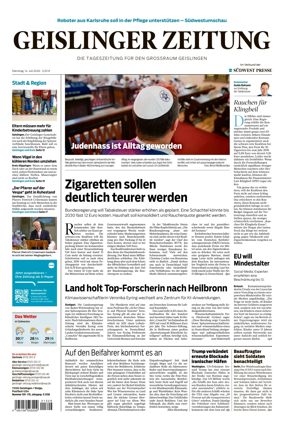 Cover of Geislinger Zeitung