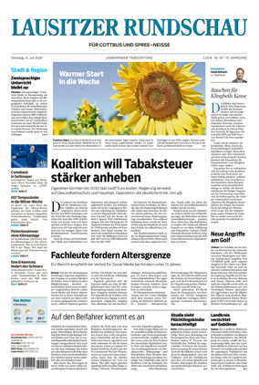 Cover of Lausitzer Rundschau