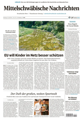 Cover of Mittelschwaebische Nachrichten