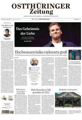 Cover of Ostthuringer Zeitung (Jena)