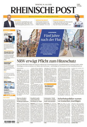 Cover of Rheinische Post – Dusseldorf Stadt