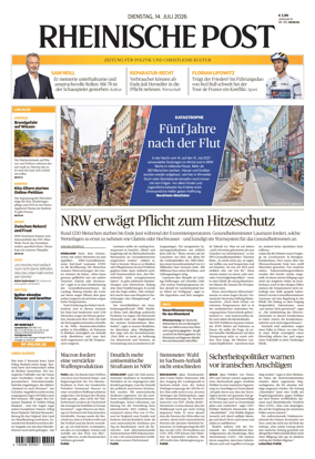 Cover of Rheinische Post Krefeld Kempen