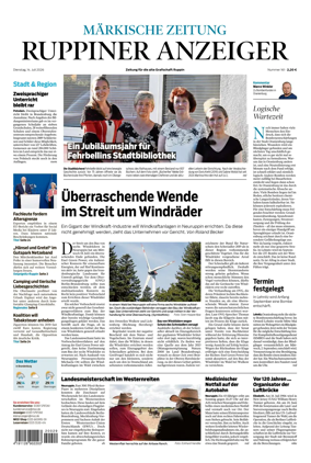 Cover of Ruppiner Anzeiger