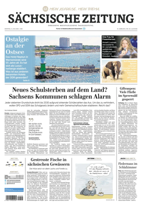 Cover of Sachsische Zeitung (Dresden)