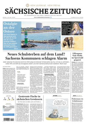Cover of Sachsische Zeitung (Pirna Sebnitz)