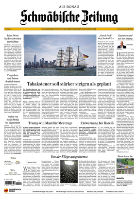Cover of Schwabische Zeitung (Alb-Donau)