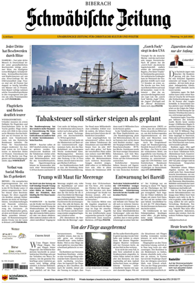 Cover of Schwabische Zeitung (Biberach)