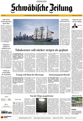 Cover of Schwabische Zeitung (Ehingen)
