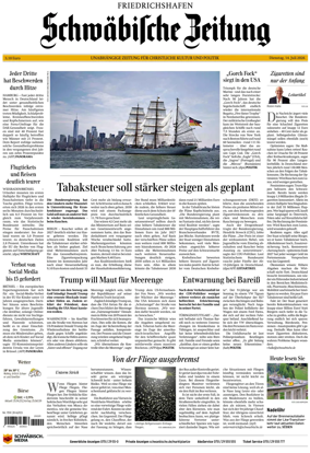 Cover of Schwabische Zeitung (Friedrichshafen)