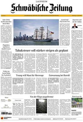 Cover of Schwabische Zeitung (Laupheim)