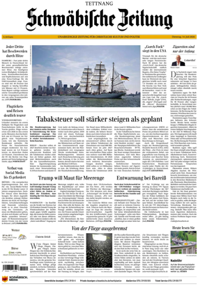 Cover of Schwabische Zeitung (Tettnang)