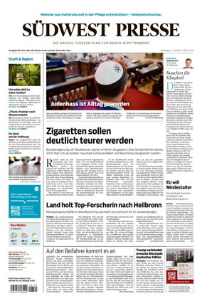 Cover of Sudwest Presse