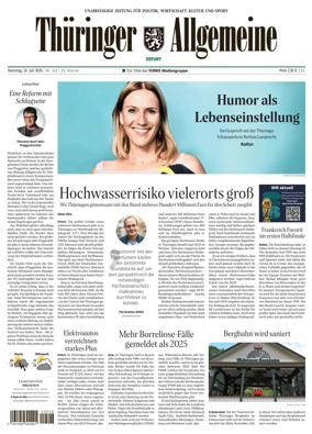 Cover of Thuringer Allgemeine (Erfurt)