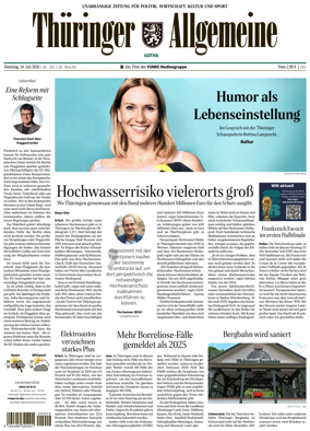 Cover of Thuringer Allgemeine (Gotha)