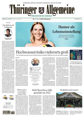 Cover of Thuringer Allgemeine (Muhlhausen und Bad Langensalza)