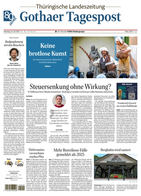 Cover of Thuringische Landeszeitung (Gotha)