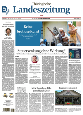 Cover of Thuringische Landeszeitung (Jena)