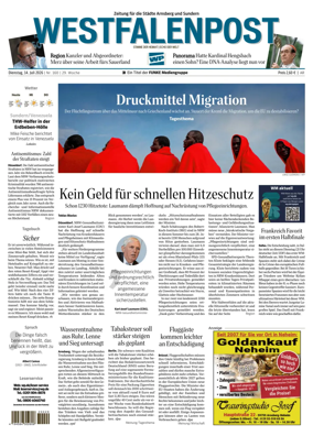 Cover of Westfalenpost (Arnsberg)