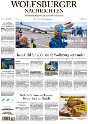Cover of Wolfsburger Nachrichten (Wolfsburg-Gifhorn)